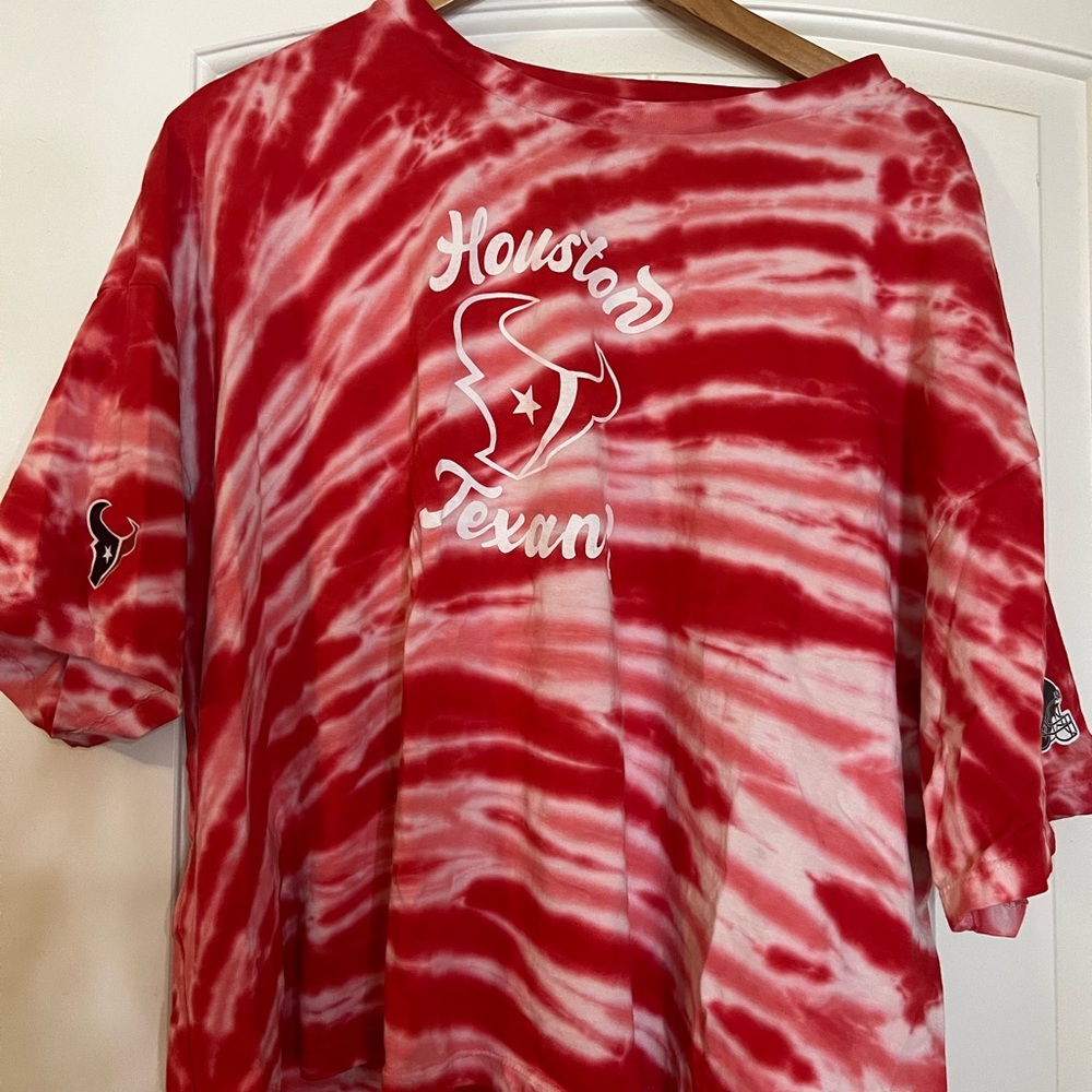 Houston Texans Tie Dye Tee Shirt